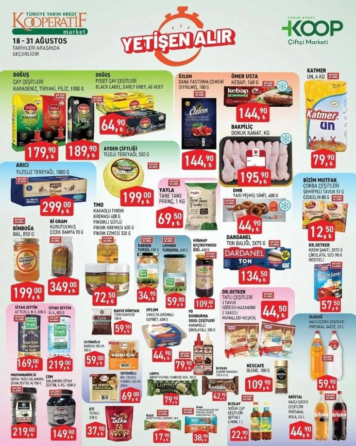 Tarım Kredi Kooperatif Marketlerinde Fırsat Günleri: Oto Termos ve Temel Gıdalarda Büyük İndirimler resim: 1