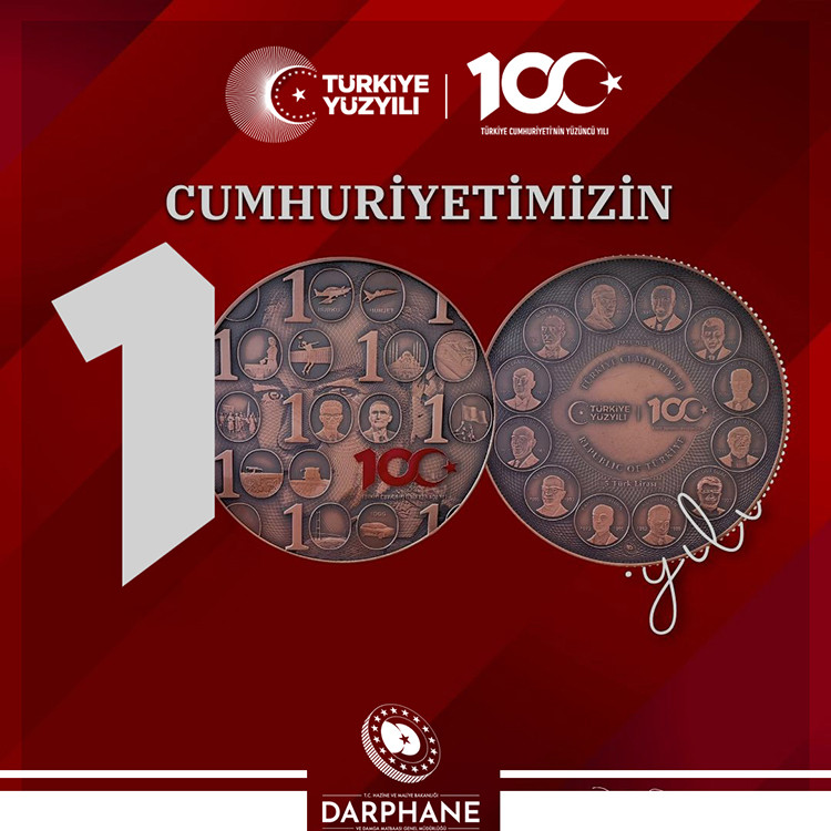 Darphane'den 100. yıla özel hatıra para!  resim: 0