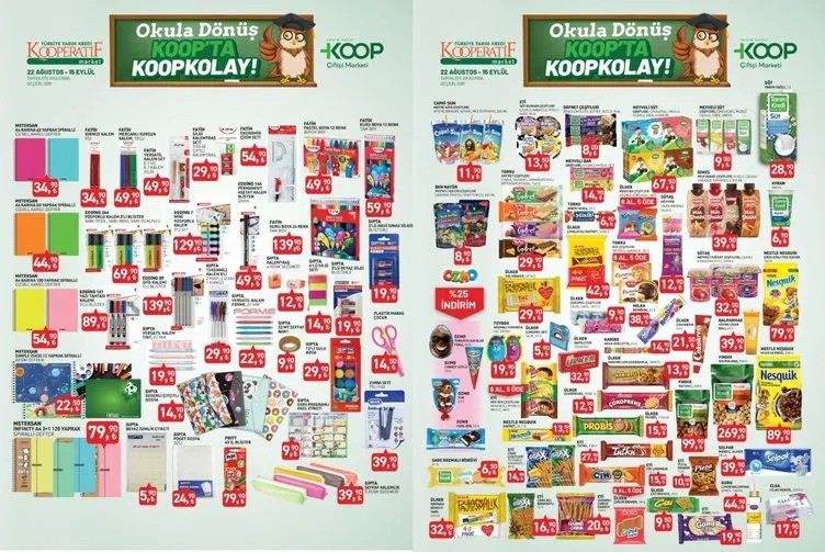 Türkiye Tarım Kredi Market'inde Kırtasiye Fırsatları Devam Ediyor: İşte İndirimli Kırtasiye Ürünleri resim: 0