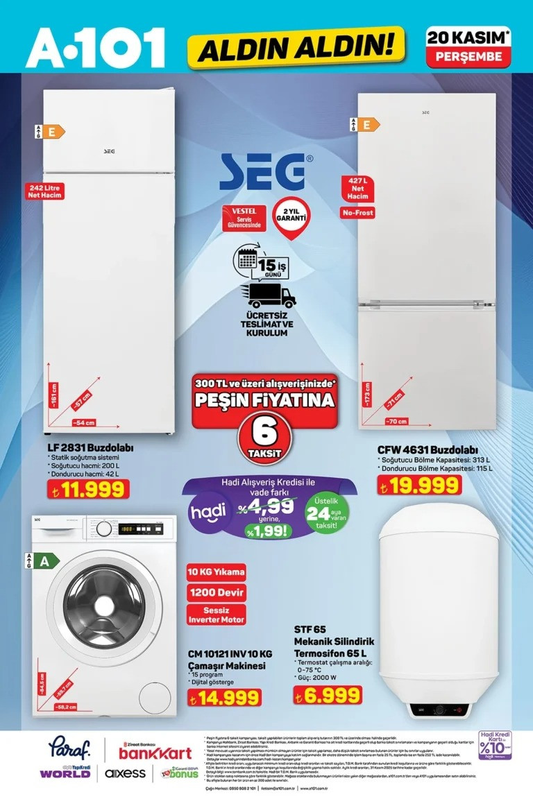 A101 Yeni Fırsat Kataloğunu Yayımladı: İşte A101 Aldın Aldın 20 Kasım 2025 A101 Kataloğu… resim: 5