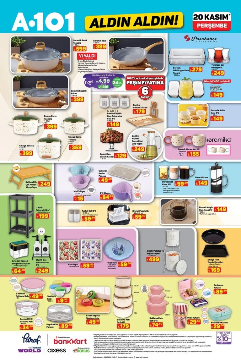 A101 Yeni Fırsat Kataloğunu Yayımladı: İşte A101 Aldın Aldın 20 Kasım 2025 A101 Kataloğu… resim: 6