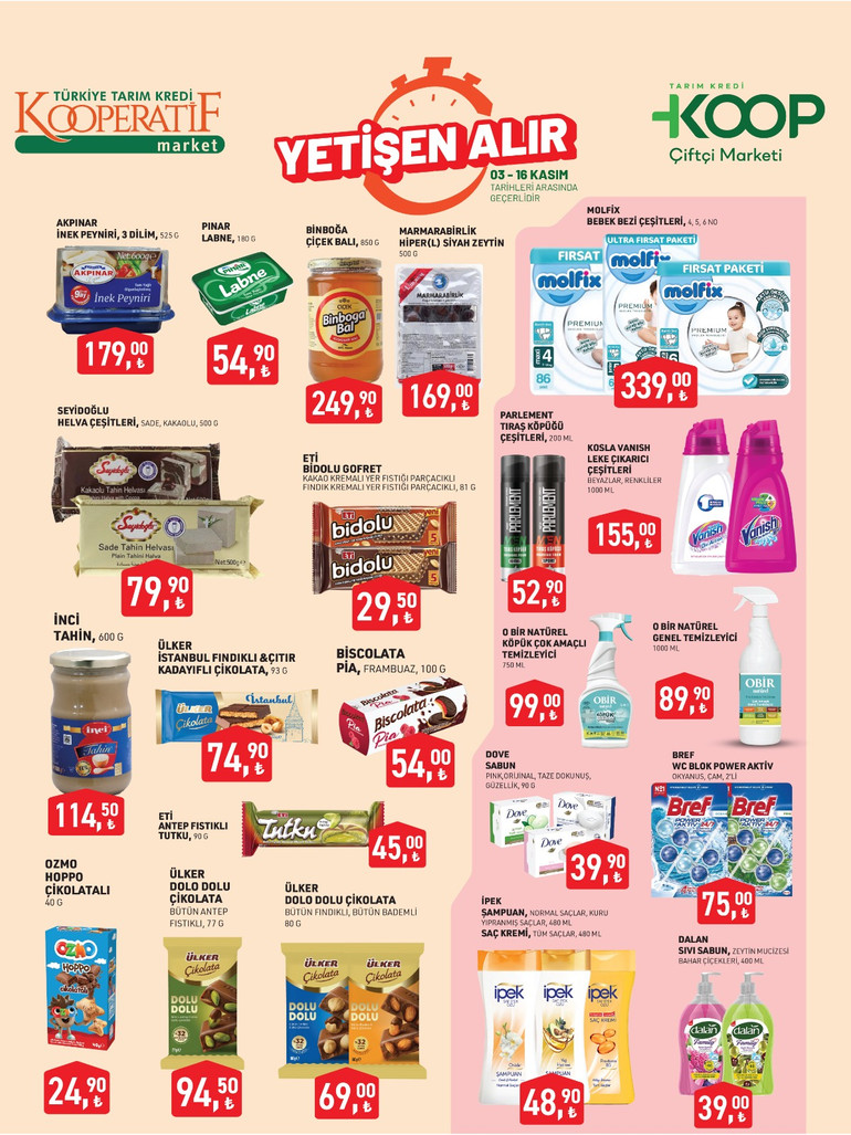 Türkiye Tarım Kredi Marketinde Kasım Fırsatları Başladı:16 Kasım Son Gün! İşte KOOP İndirim Kataloğu resim: 0