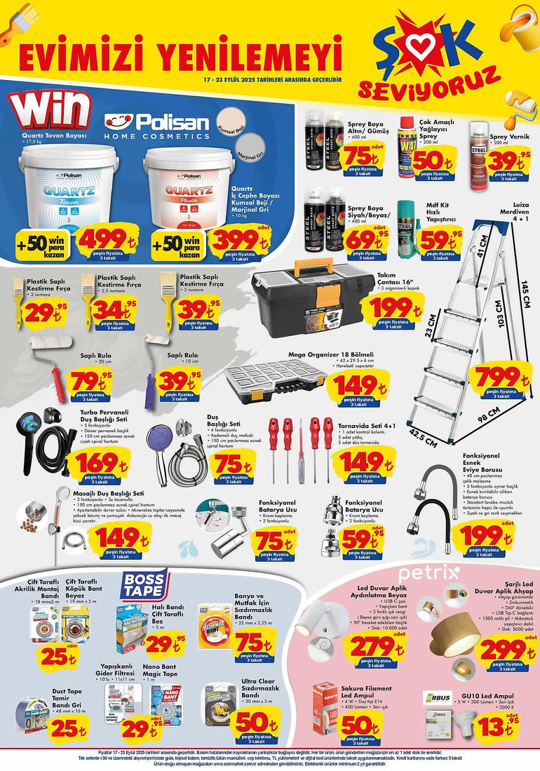 ŞOK 17-23 Eylül 2025 Aktüel Ürünler Kataloğu Yayınlandı! İşte ŞOK Fırsatları.. resim: 2