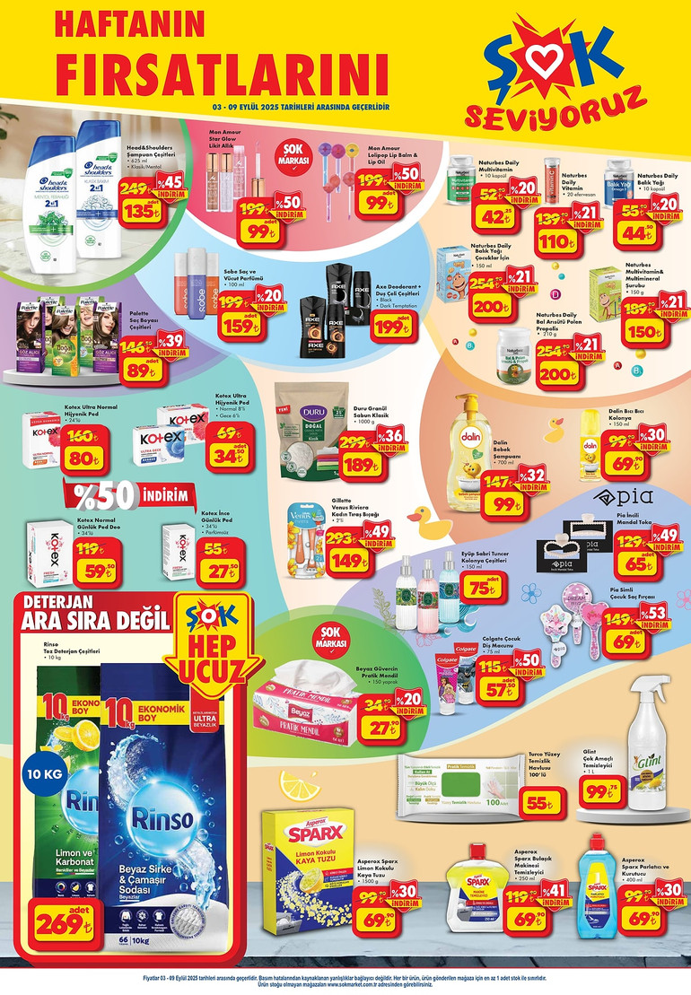 ŞOK 3-9 Eylül 2025 İndirim Kataloğunu Yayımladı! ŞOK Aktüel Kataloğunda Yine Yok Yok resim: 2
