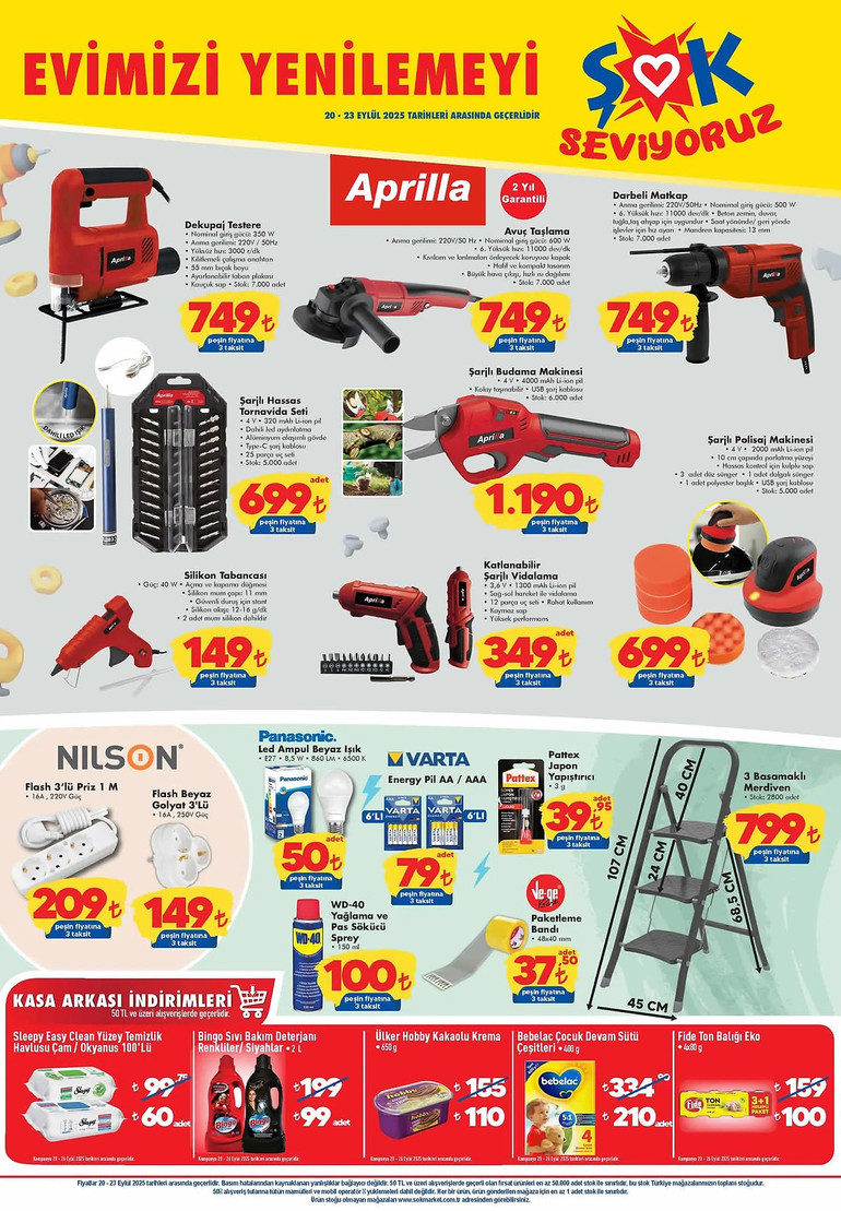 ŞOK Aktüel Kataloğunu Yayımladı: İşte ŞOK'un 20 Eylül 2025 İndirim Kataloğu resim: 1