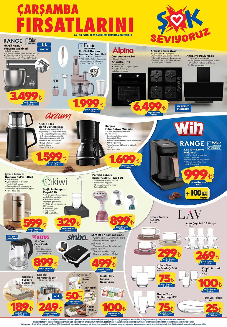 ŞOK 24 - 30 Eylül 2025 Aktüel Ürünler Kataloğu Yayınlandı! Bu Hafta Yine Yok Yok! resim: 3
