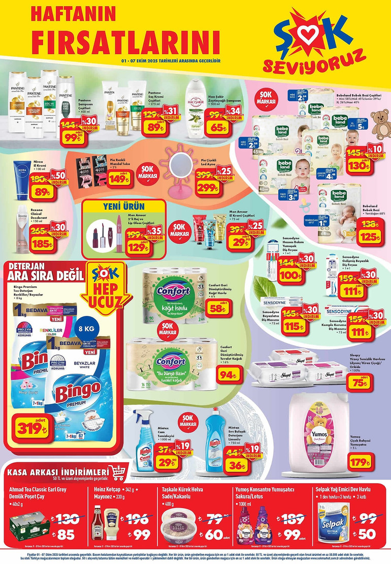 ŞOK 1- 7 Ekim 2025 İndirim Kataloğunu Yayımladı! ŞOK Aktüel Kataloğunda Yine Yok Yok resim: 1
