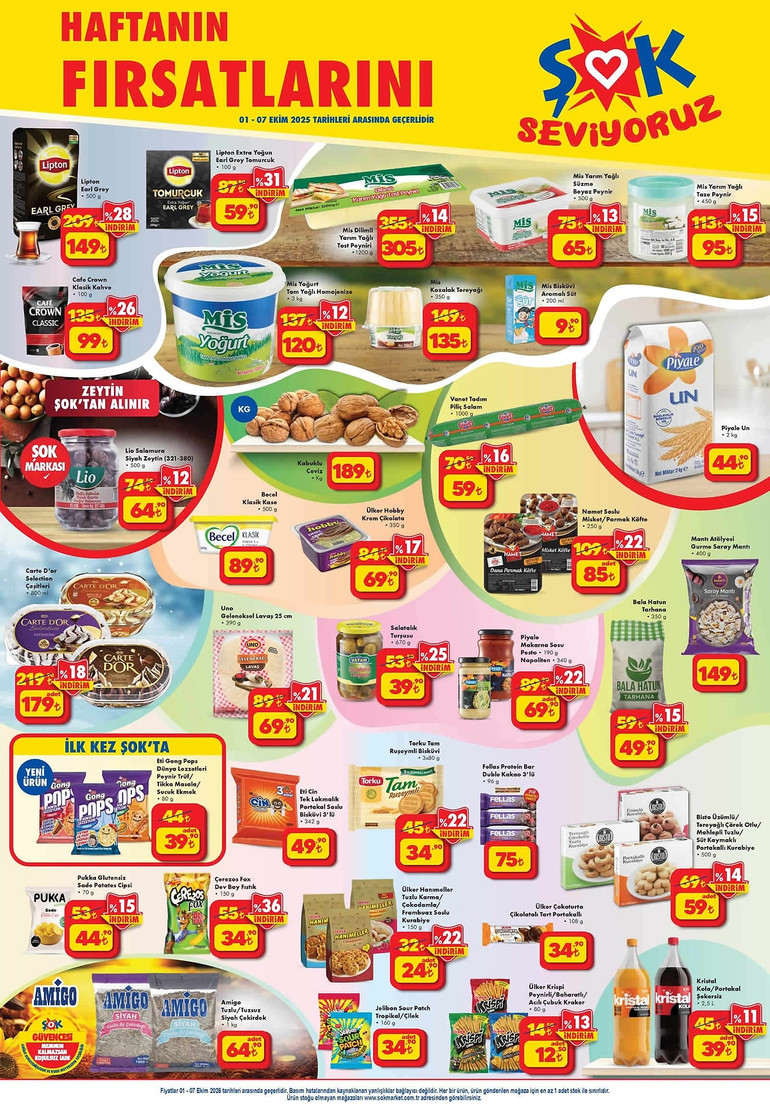 ŞOK 1- 7 Ekim 2025 İndirim Kataloğunu Yayımladı! ŞOK Aktüel Kataloğunda Yine Yok Yok resim: 0