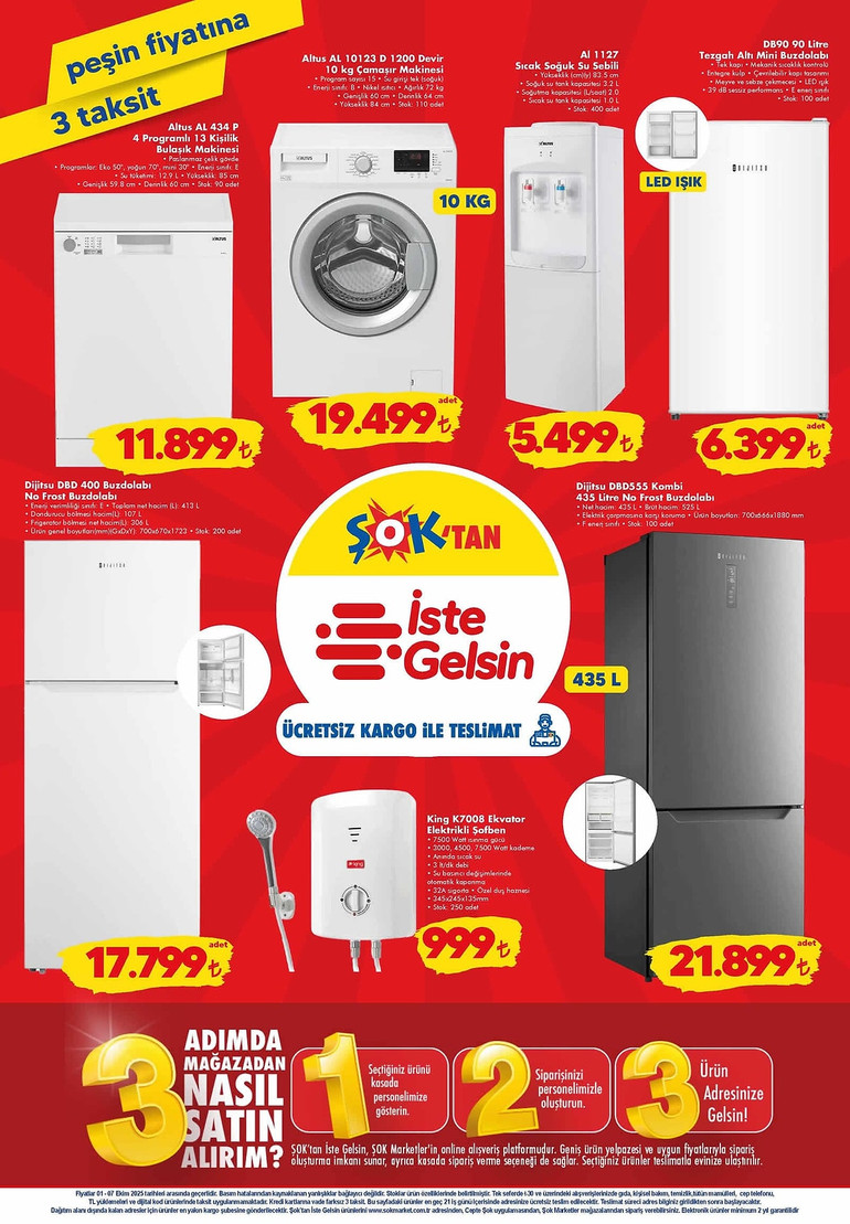 ŞOK 1- 7 Ekim 2025 İndirim Kataloğunu Yayımladı! ŞOK Aktüel Kataloğunda Yine Yok Yok resim: 6