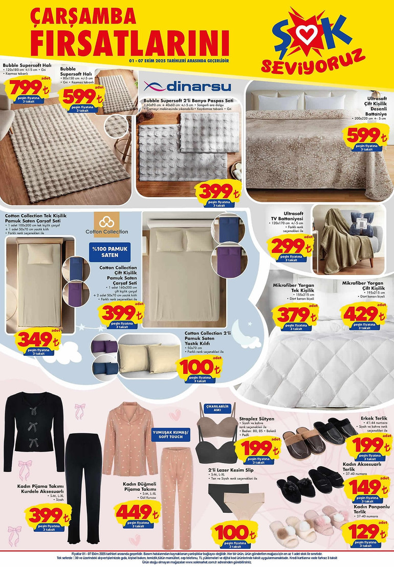 ŞOK 1- 7 Ekim 2025 İndirim Kataloğunu Yayımladı! ŞOK Aktüel Kataloğunda Yine Yok Yok resim: 5
