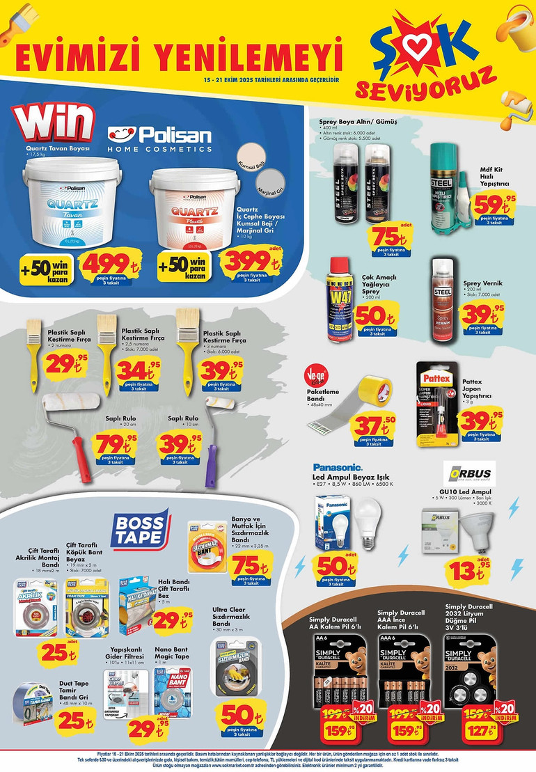 ŞOK 15-21 Ekim 2025 Aktüel Ürünler Kataloğu Yayınlandı! İşte ŞOK Fırsatları… resim: 2