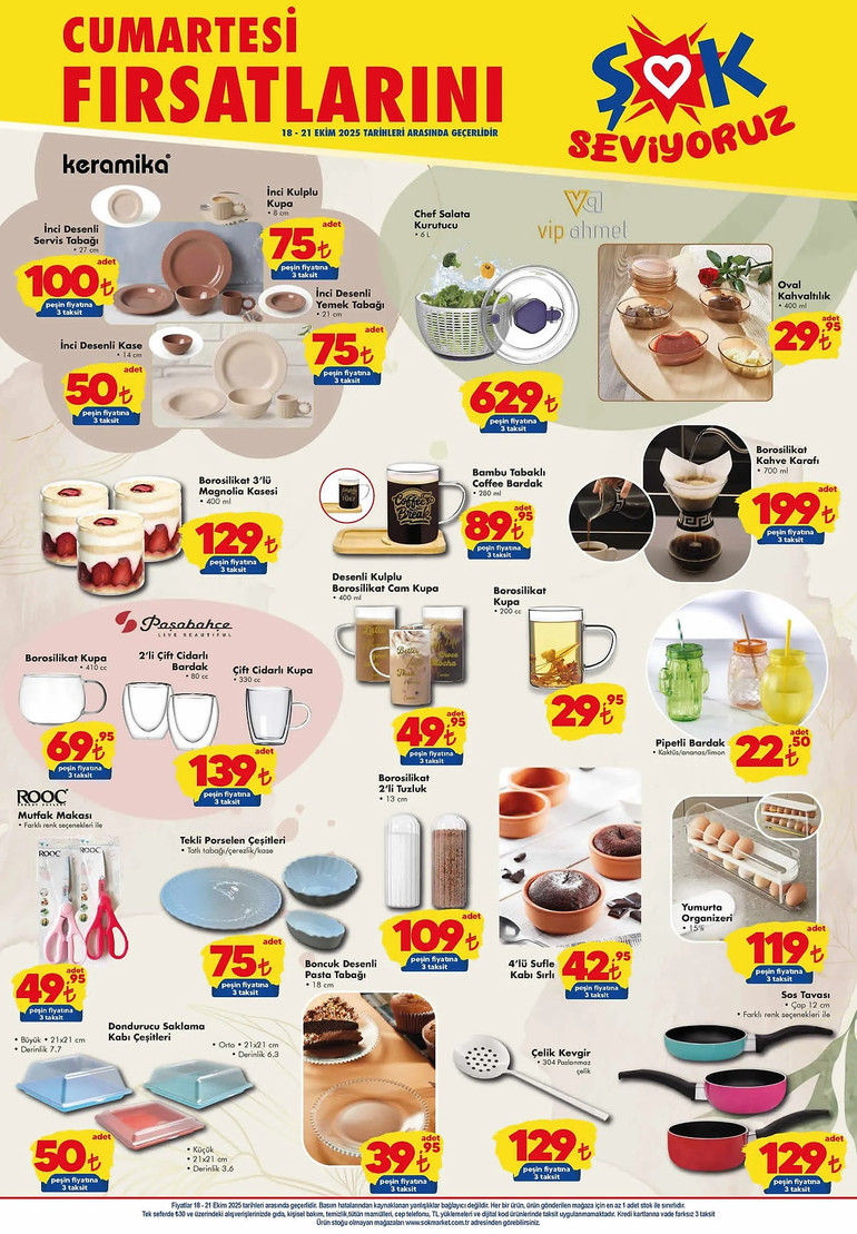 ŞOK 18-21 Ekim 2025 Kataloğu Yayınlandı: Mutfak Ürünleri ve Oyuncaklarda Büyük Fırsatlar! resim: 0