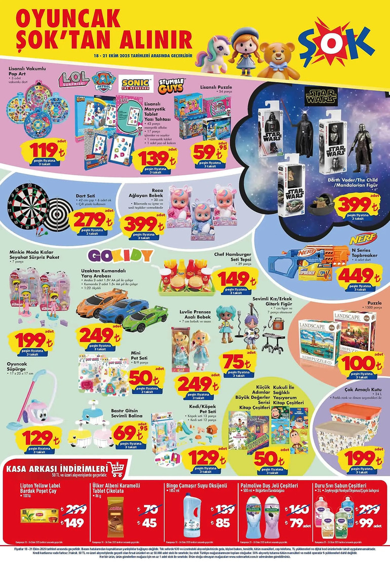 ŞOK 18-21 Ekim 2025 Kataloğu Yayınlandı: Mutfak Ürünleri ve Oyuncaklarda Büyük Fırsatlar! resim: 1