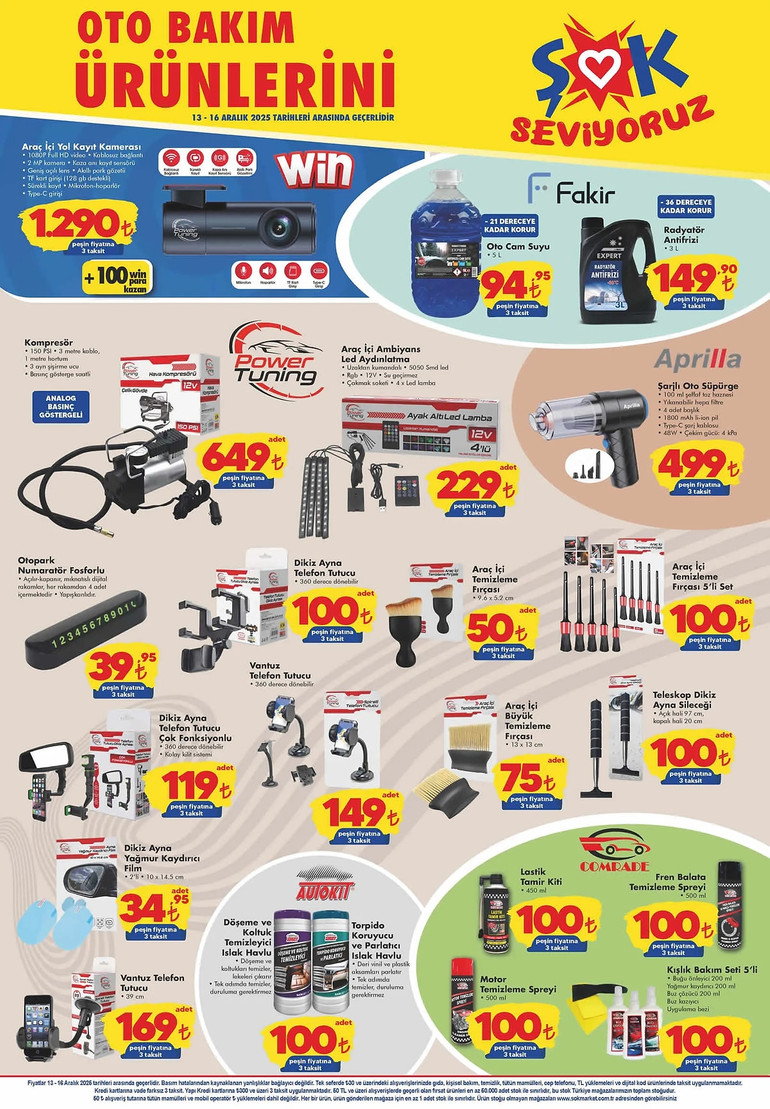ŞOK 13-16 Aralık 2025 İndirim Kataloğunu Yayımladı! ŞOK Aktüel Kataloğunda Yine Yok Yok resim: 0