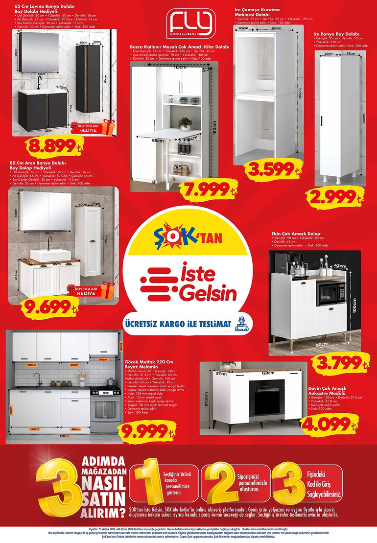 ŞOK 31 Aralık 2025 İndirim Kataloğunu Yayımladı! Bu Hafta ŞOK Aktüel Kataloğunda Yine Yok Yok resim: 7