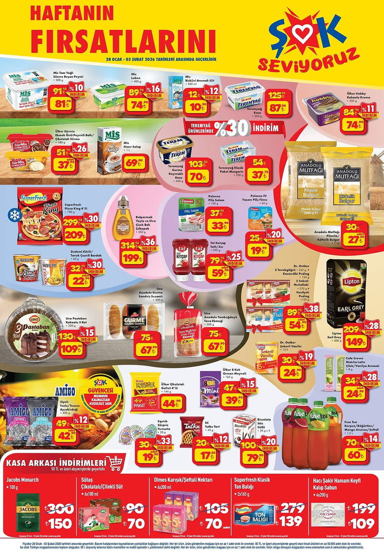 ŞOK 28 Ocak-3 Şubat 2026 İndirim Kataloğunu Yayımladı! ŞOK Aktüel Kataloğunda Yine Yok Yok resim: 4