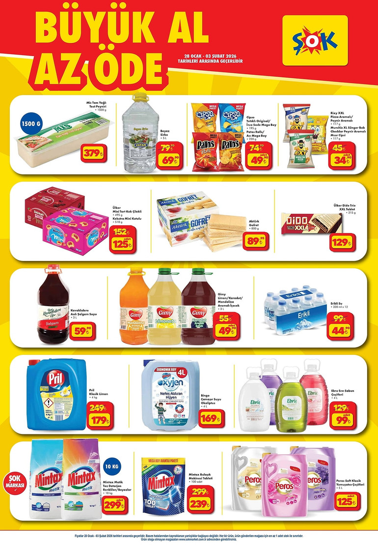 ŞOK 28 Ocak-3 Şubat 2026 İndirim Kataloğunu Yayımladı! ŞOK Aktüel Kataloğunda Yine Yok Yok resim: 5