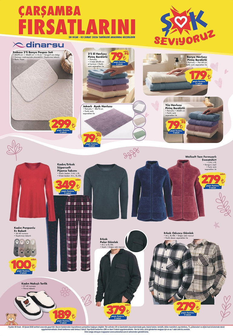 ŞOK 28 Ocak-3 Şubat 2026 İndirim Kataloğunu Yayımladı! ŞOK Aktüel Kataloğunda Yine Yok Yok resim: 1