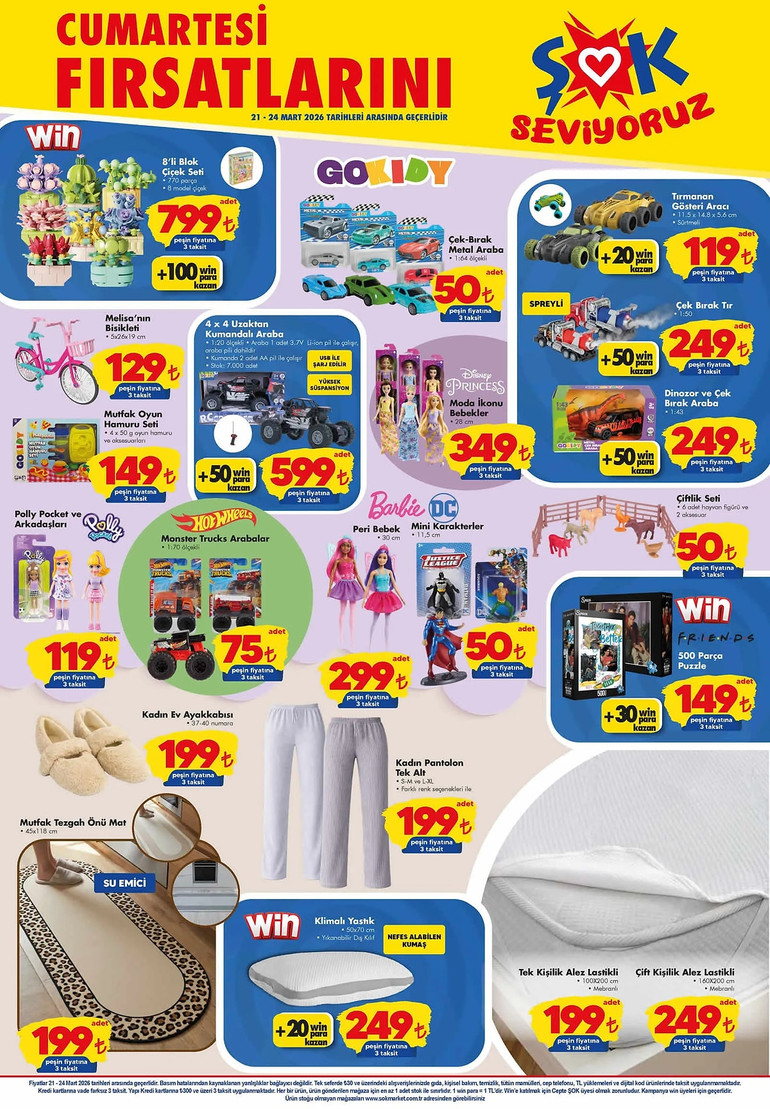 ŞOK’ta Hafta Sonu Fırsatı: ŞOK’a Bu Hafta Klimalı Yastık Geliyor! İşte 21-24 Mart 2026 Şok Kataloğu… resim: 0