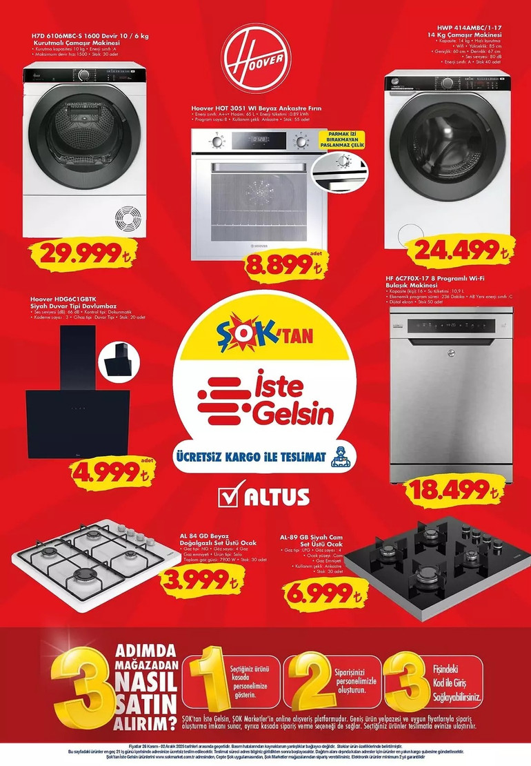26 Kasım ŞOK Aktüel Katalog: Elektronikten Ev Tekstiline Büyük İndirimler resim: 7