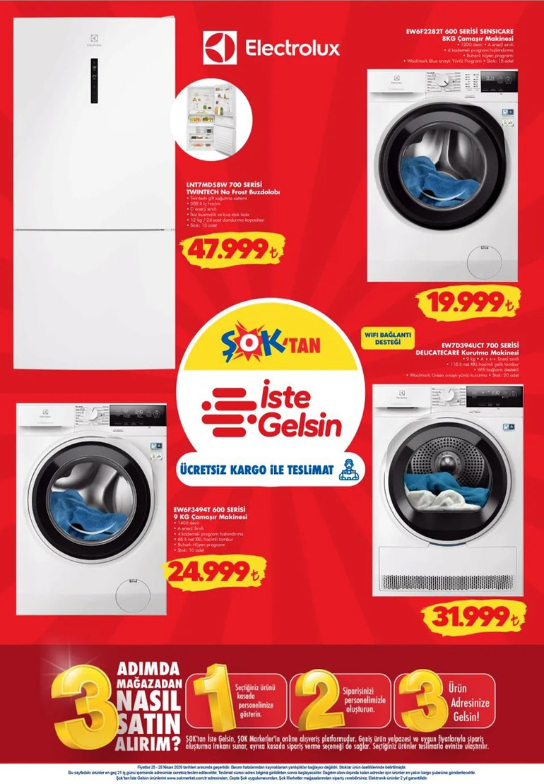 ŞOK 25-28 Nisan 2026 Hafta Sonu İndirim Kataloğunu Yayımladı! ŞOK Aktüel Kataloğunda Yine Yok Yok resim: 2