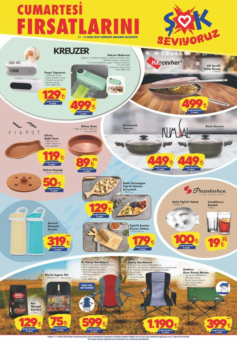 ŞOK 11-14 Ekim 2025 Aktüel İndirim Kataloğu Yayımlandı! ŞOK Kataloğunda Bu Hafta Yine Yok Yok resim: 1