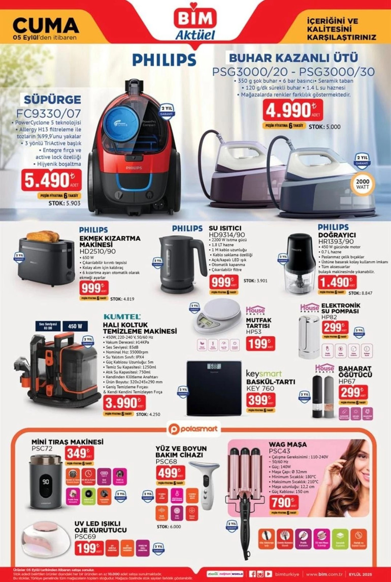 BİM 05 Eylül Cuma 2025 İndirimli Ürün Kataloğunu Yayımlandı! BİM Cuma Kataloğunda Yine Yok Yok... resim: 5