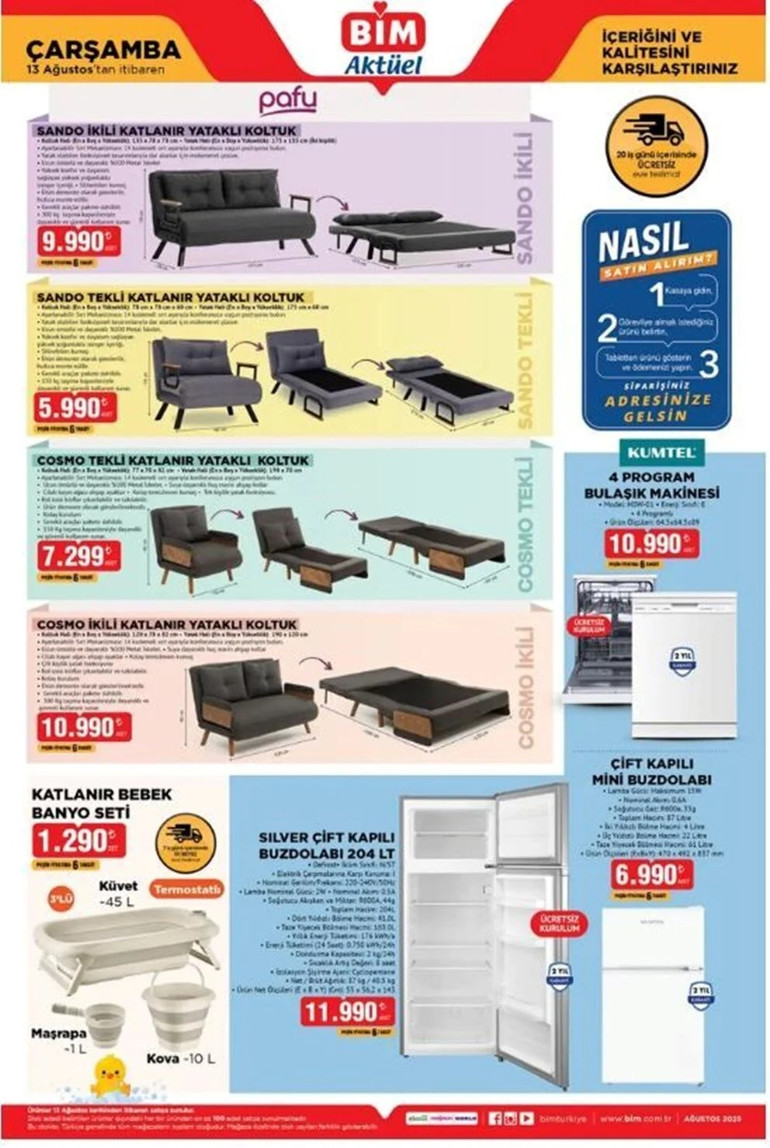 BİM Yeni indirim Kataloğunu Yayımlandı! İşte BİM'in 12-15 Ağustos 2025 Cuma ve Salı Kataloğu... resim: 3