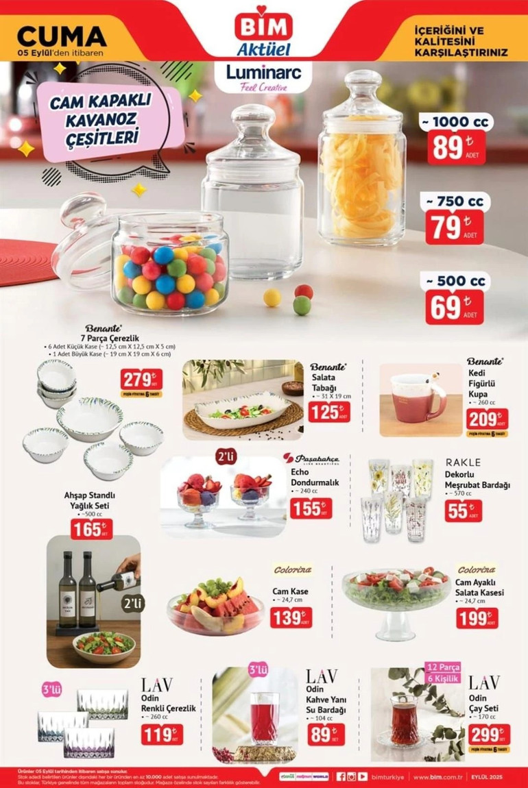 BİM 05 Eylül Cuma 2025 İndirimli Ürün Kataloğunu Yayımlandı! BİM Cuma Kataloğunda Yine Yok Yok... resim: 0