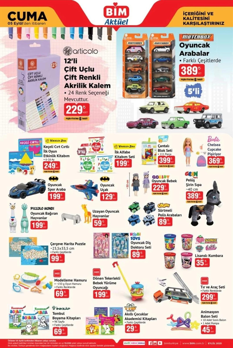 BİM 05 Eylül Cuma 2025 İndirimli Ürün Kataloğunu Yayımlandı! BİM Cuma Kataloğunda Yine Yok Yok... resim: 2