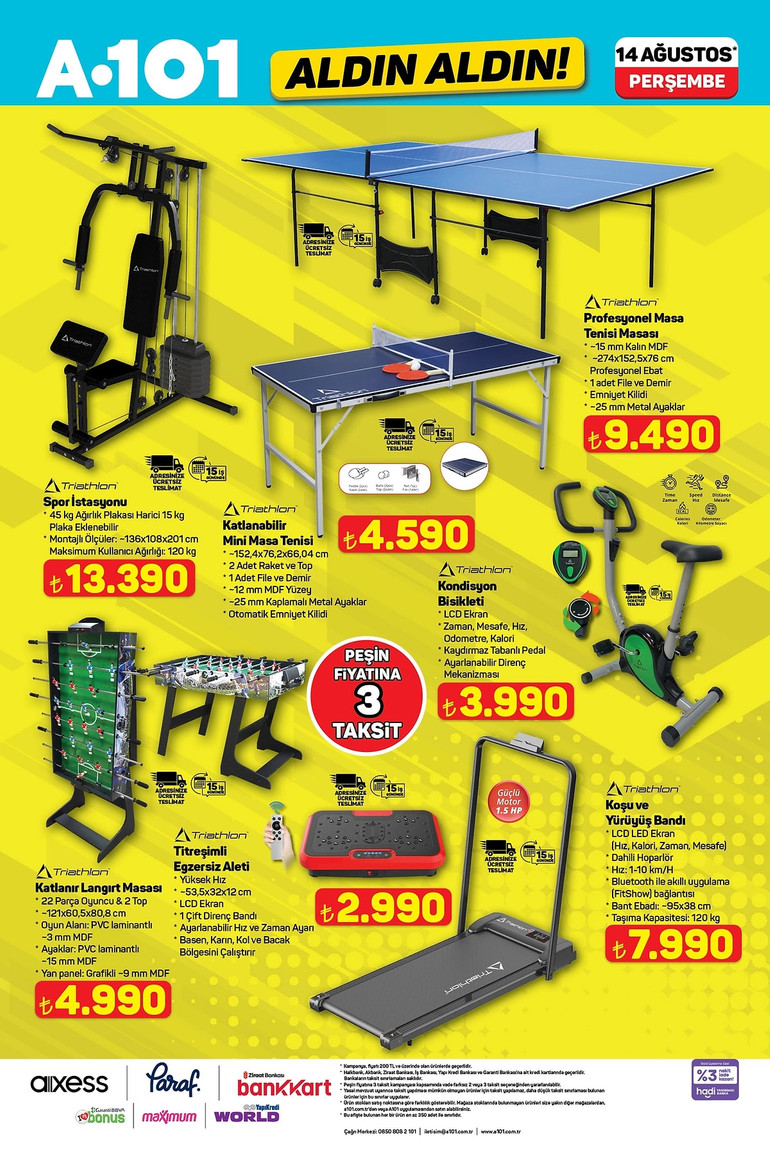 A101 Fırsat Kataloğunu Yayınladı! İşte A101'in Aldın Aldın14 Ağustos 2025 Kataloğu resim: 9