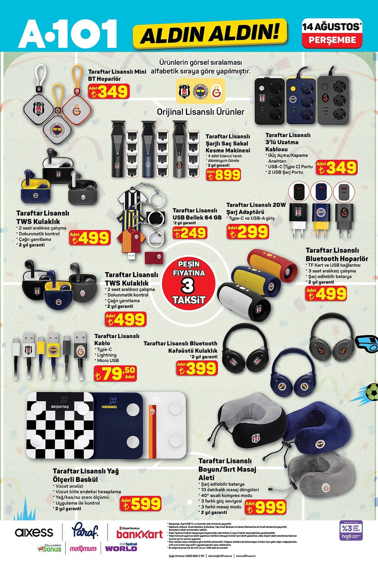 A101 Fırsat Kataloğunu Yayınladı! İşte A101'in Aldın Aldın14 Ağustos 2025 Kataloğu resim: 4