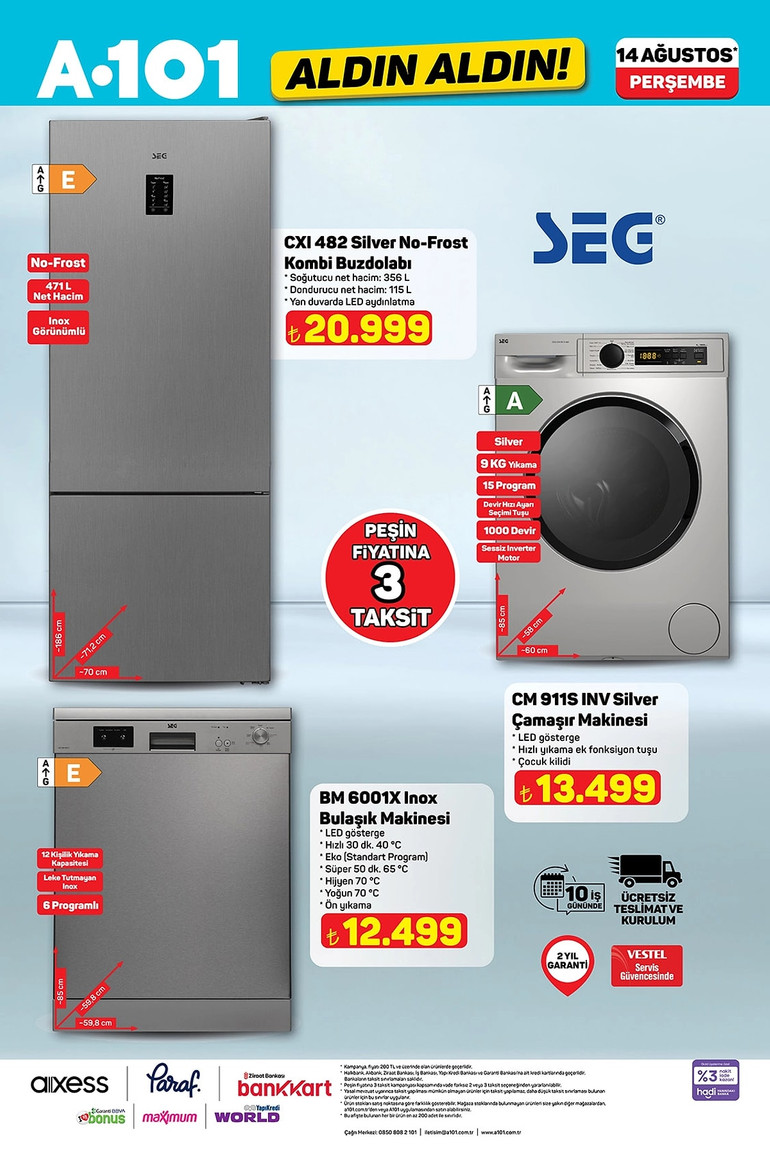 A101 Fırsat Kataloğunu Yayınladı! İşte A101'in Aldın Aldın14 Ağustos 2025 Kataloğu resim: 5