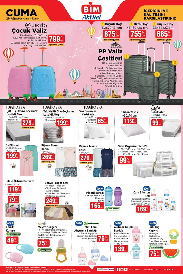 BİM 29 Ağustos Cuma Aktüel Ürünler İndirim Kataloğunu Yayımladı! Listede Yok Yok... resim: 1