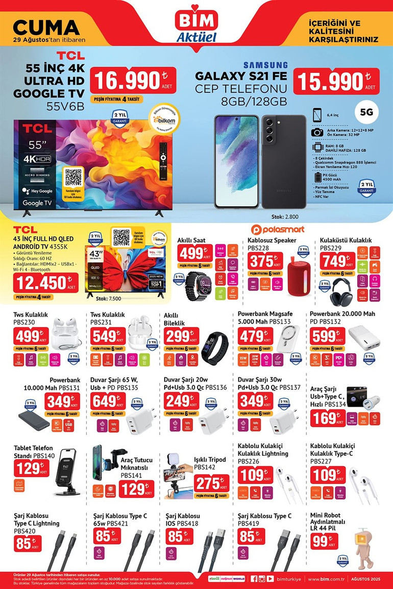 BİM 29 Ağustos Cuma Aktüel Ürünler İndirim Kataloğunu Yayımladı! Listede Yok Yok... resim: 3
