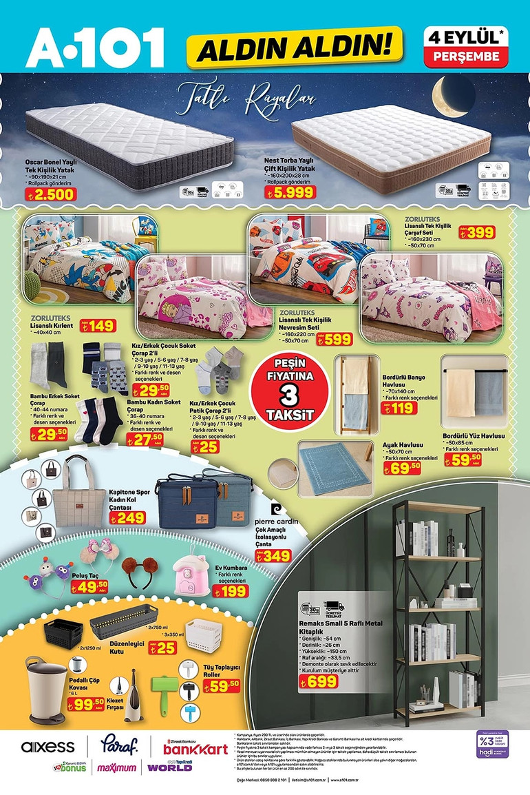 A101 Aldın Aldın 4 Eylül 2025 Fırsat Kataloğu Yayında! İşte A101'in İndirimli Ürünler Listesi... resim: 7