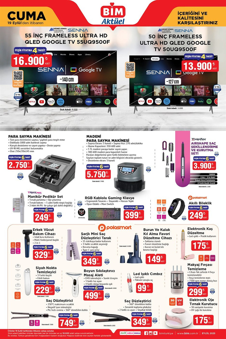 BİM 19 Eylül Cuma Kataloğu Yayında! Pek Çok Ürün, Cazip Fiyatlarla Cuma Günü Raflarda Yerini Alacak resim: 1