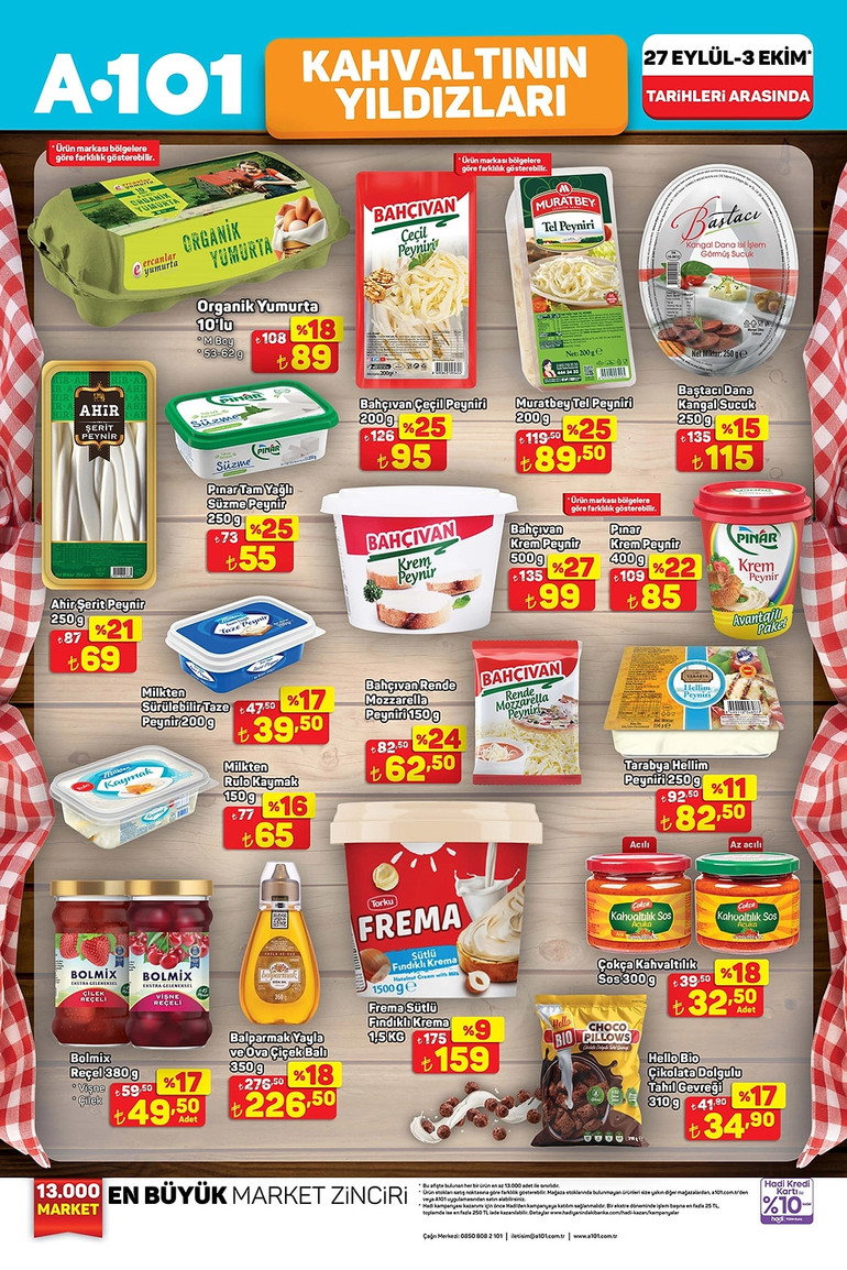 A101 Aldın Aldın 27 Eylül - 3 Ekim 2025 İndirim Kataloğu Yayımlandı! resim: 0