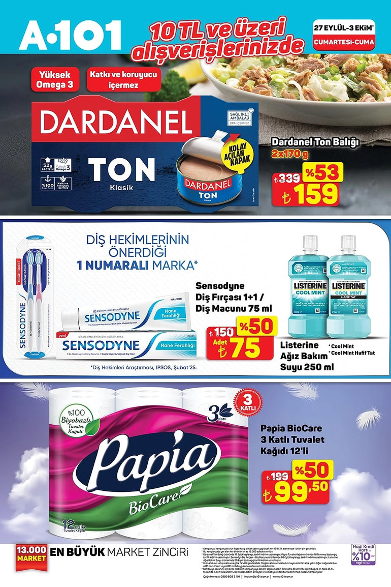 A101 Aldın Aldın 27 Eylül - 3 Ekim 2025 İndirim Kataloğu Yayımlandı! resim: 4