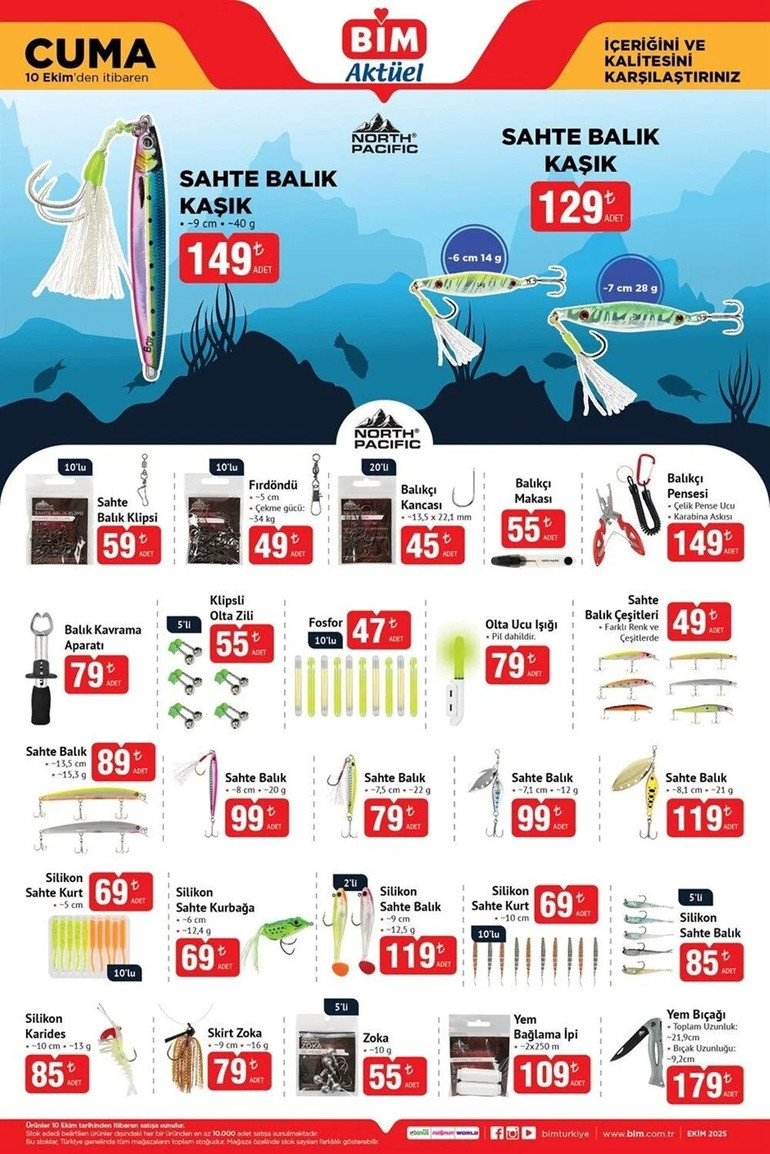 BİM’e Bu Hafta Ankastre Set, 65 İnç TV ve Olta Takımı Geliyor! İşte BİM 10 Ekim Cuma Kataloğu resim: 3