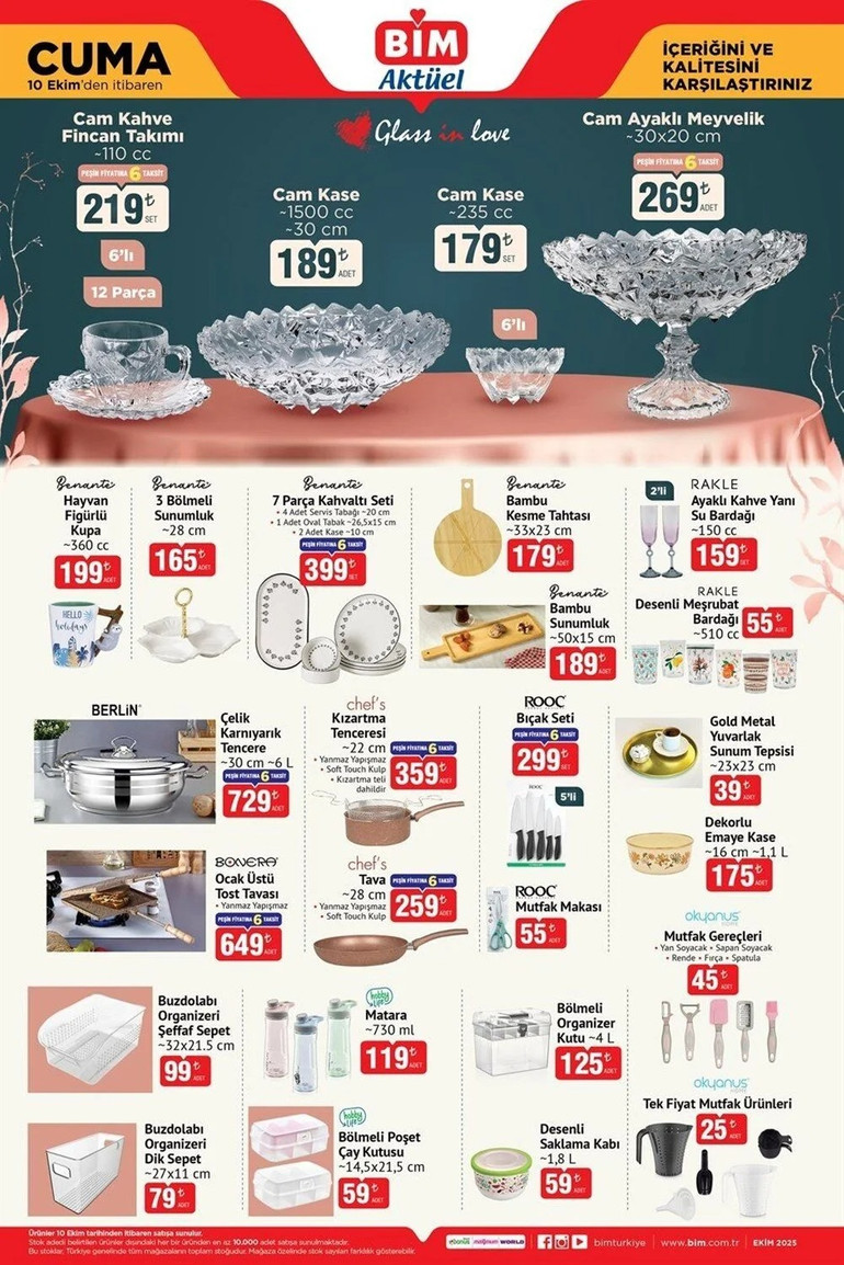 BİM’e Bu Hafta Ankastre Set, 65 İnç TV ve Olta Takımı Geliyor! İşte BİM 10 Ekim Cuma Kataloğu resim: 5