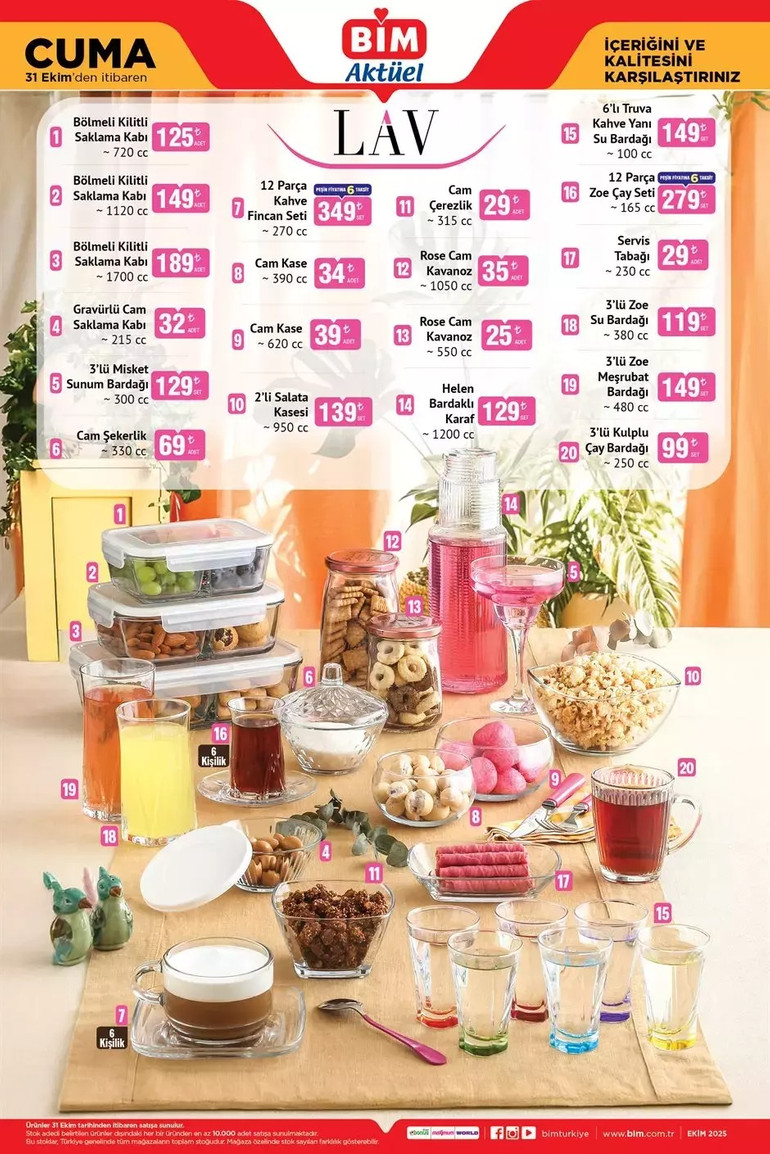 BİM Cuma Gününe Özel Fırsat Kataloğunu Yayımlandı! İşte 31 Kasım Cuma BİM Aktüel Kataloğu...  resim: 2