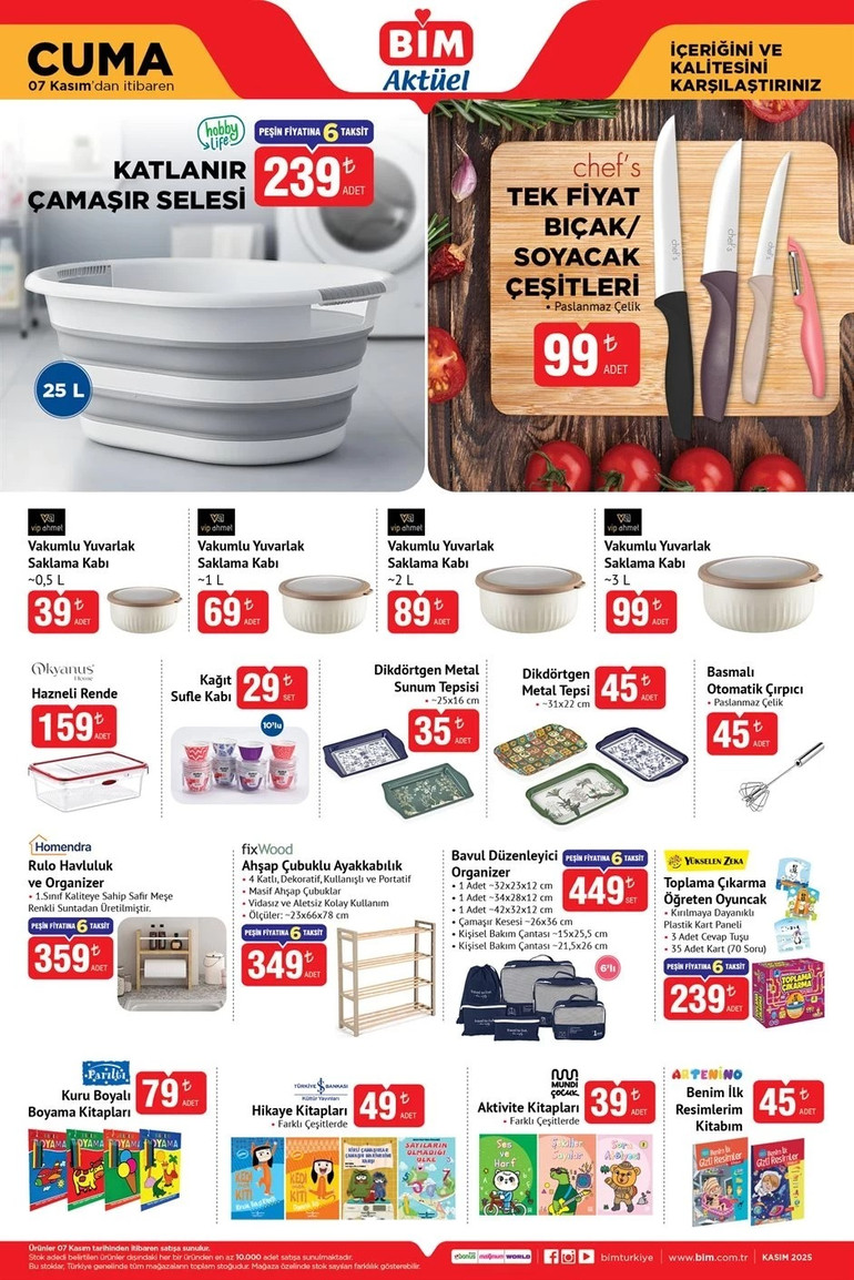 BİM İndirimli Ürünler Kataloğunu Yayımlandı! İşte BİM’in 4-7-9 Kasım 2025 İndirim Kataloğu  resim: 9
