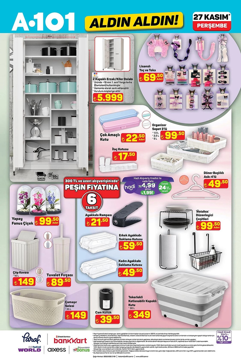 A101 Yeni Fırsat Kataloğunu Yayımladı: İşte A101 Aldın Aldın 27 Kasım 2025 A101 Kataloğu… resim: 7