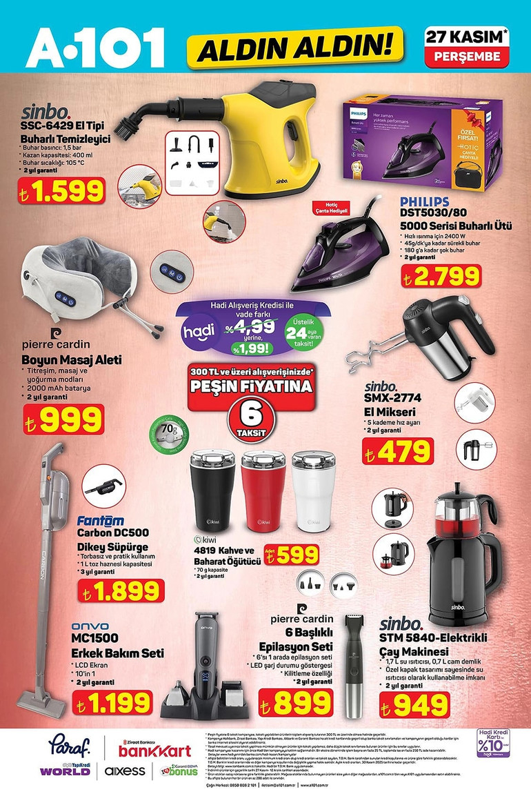 A101 Yeni Fırsat Kataloğunu Yayımladı: İşte A101 Aldın Aldın 27 Kasım 2025 A101 Kataloğu… resim: 3