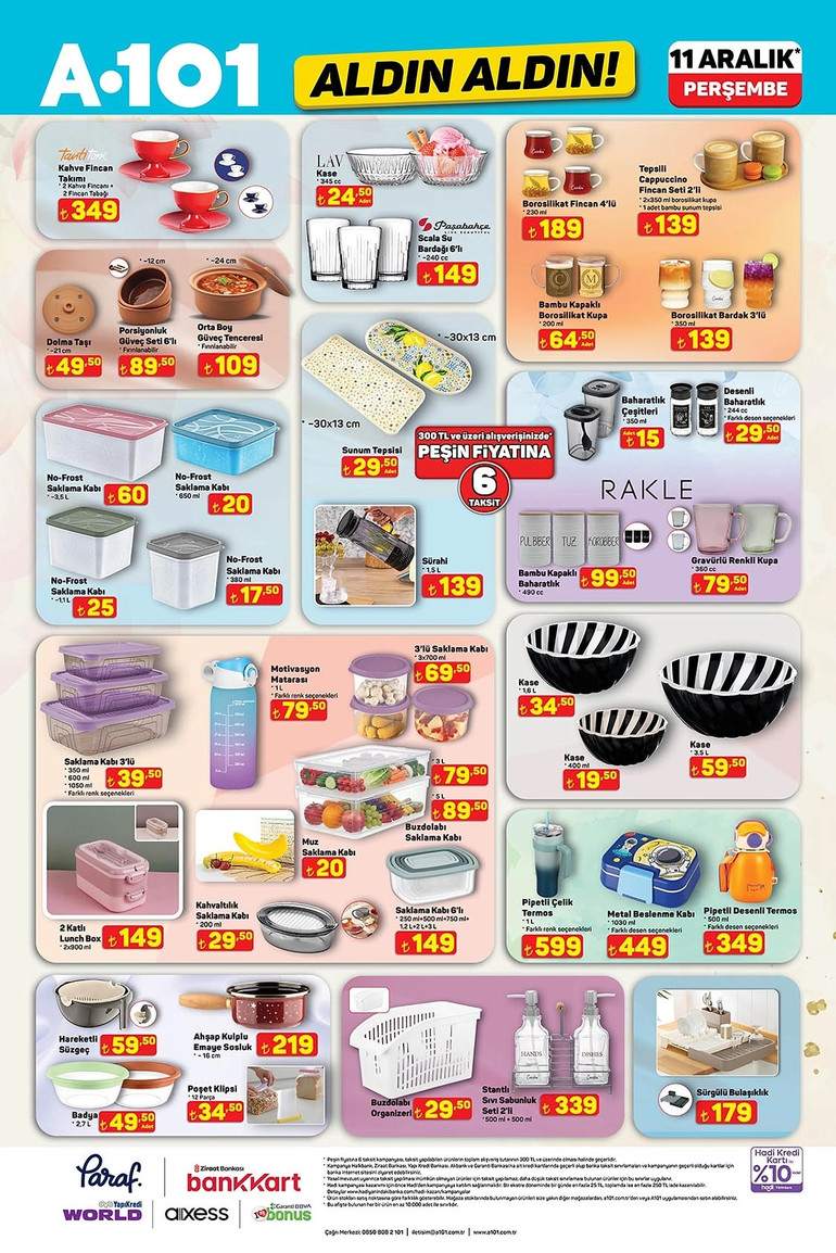 A101 Yeni Fırsat Kataloğunu Yayımladı: İşte A101 Aldın Aldın 11 Aralık 2025 A101 Kataloğu… resim: 12