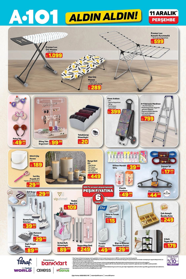 A101 Yeni Fırsat Kataloğunu Yayımladı: İşte A101 Aldın Aldın 11 Aralık 2025 A101 Kataloğu… resim: 11