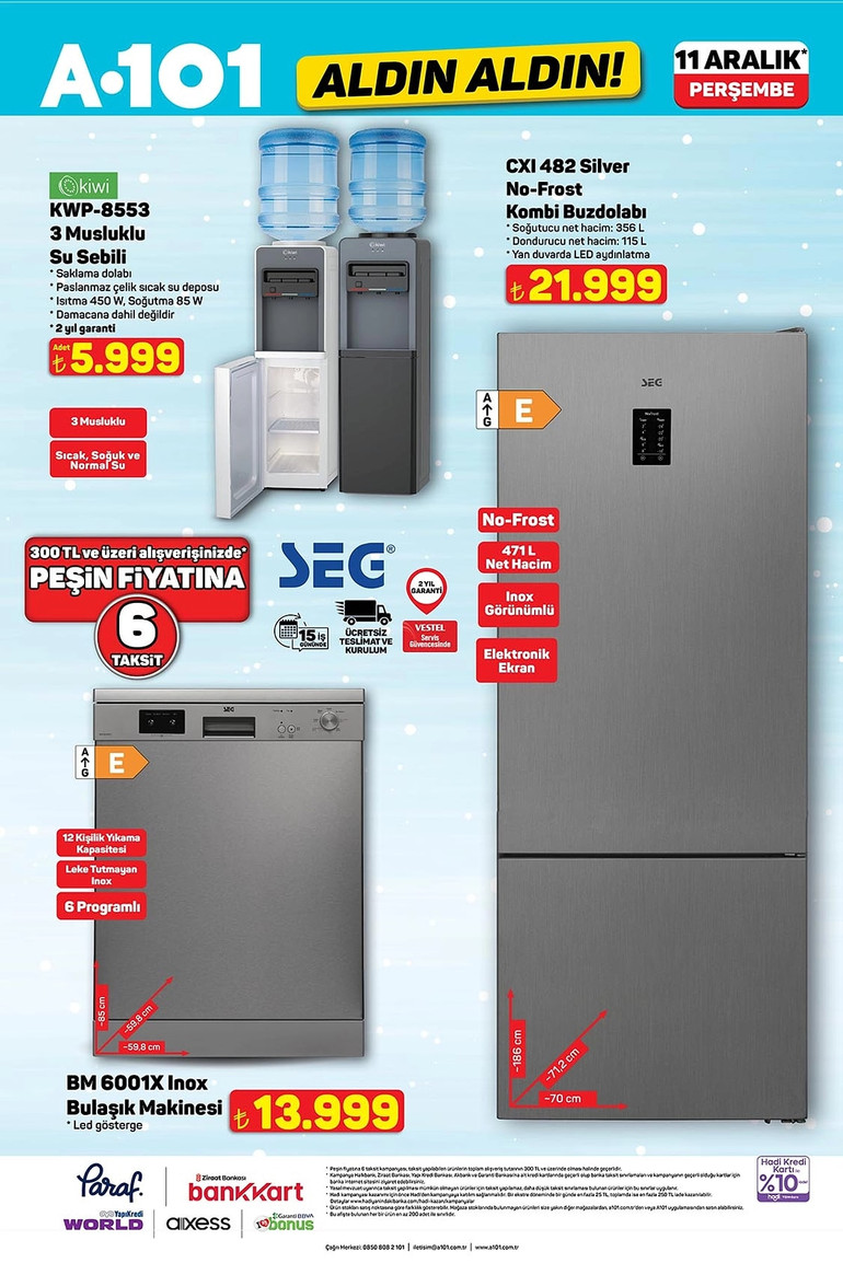 A101 Yeni Fırsat Kataloğunu Yayımladı: İşte A101 Aldın Aldın 11 Aralık 2025 A101 Kataloğu… resim: 0