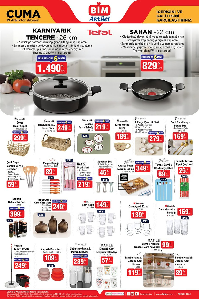 BİM İndirim Kataloğunu Yayımladı! İşte BİM 19 Aralık 2025 Cuma BİM Aktüel Kataloğu... resim: 4