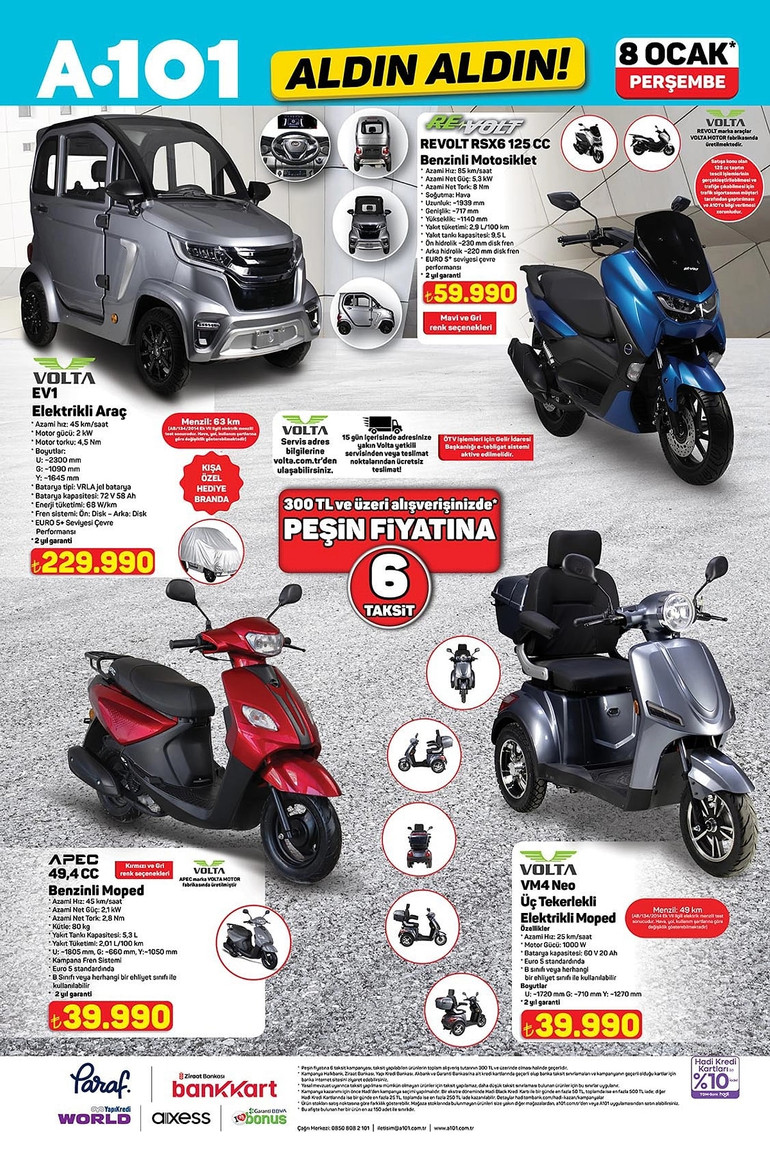 A101’e 8 Ocak’ta Elektrikli Araba Geliyor! İşte 8 Ocak A101 Aktüel Kataloğu ve Şaşırtan Fiyatlar resim: 7